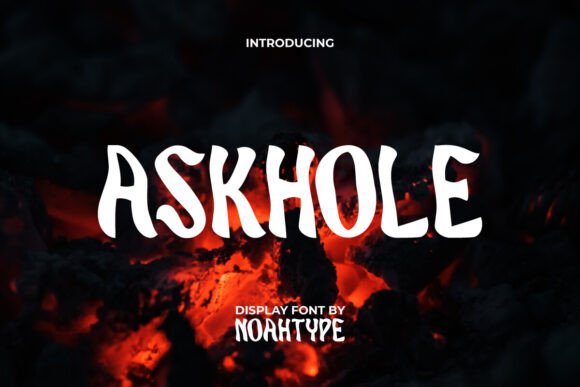 Askhole: A Bold and Wavy Font for Creative Campaigns