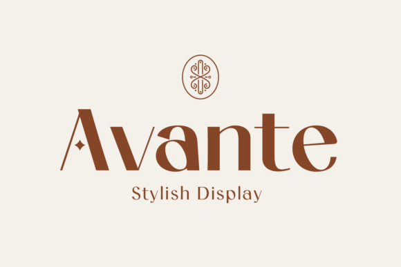 Avante: A Modern, Luxurious Sans-Serif Typeface