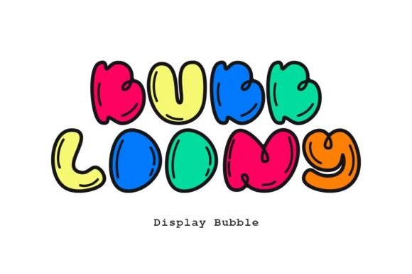 Bubbloony: A Playful Font for Engaging Brand Content