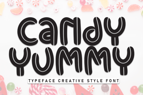 Candy Yummy Font: Sweet Handwritten Charm for Makers