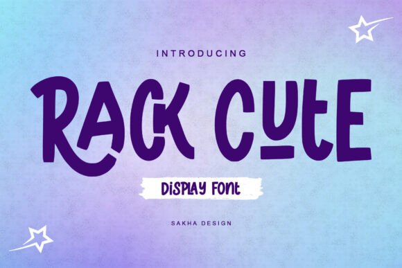 Discover Rack Cute: A Playful Font for Engaging Web Designs