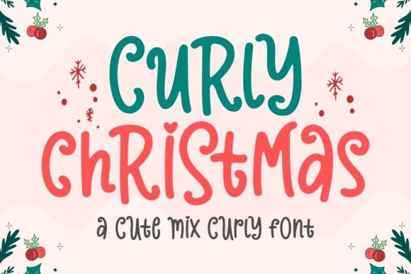 Enhance Your Brand with Curly Christmas Font