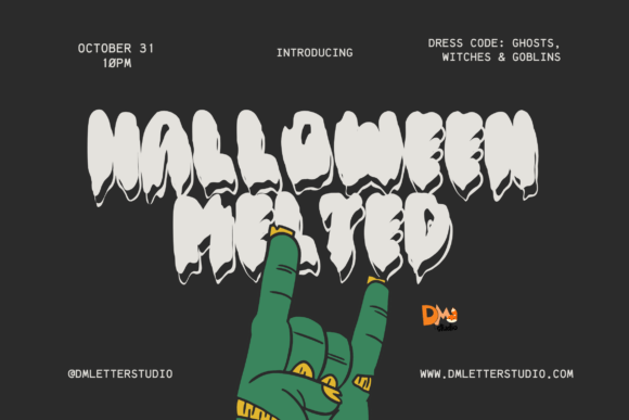 Halloween Melted: A Spooky and Viscous Display Font