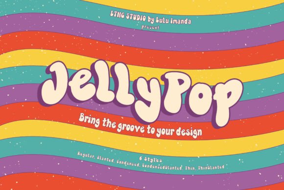 Jellypop Font Review: Retro Display Type for Campaigns