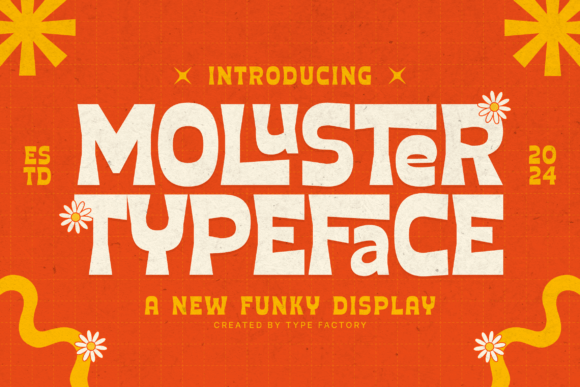 Moluster Font Review: A Groovy Display Typeface for Bold Branding