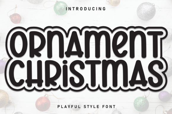 Ornament Christmas: A Festive Handwritten Font for Editorial Design