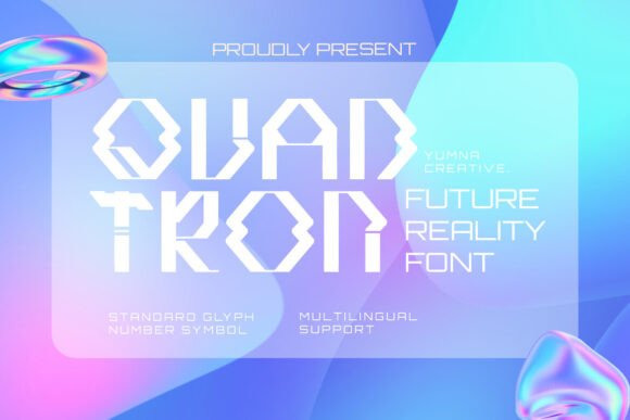 Quadtron: The Futuristic Font for Modern Web Design