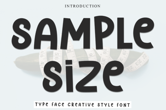Sample Size: A Festive and Merry Typeface for Creative Projects