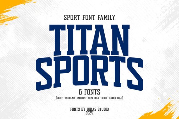 Titan Sports: A Bold Font for High-Impact Editorial Design