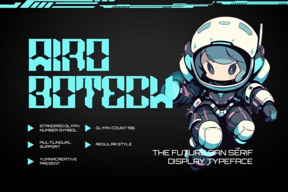 Transform Your Handmade Creations with Airobotech Font