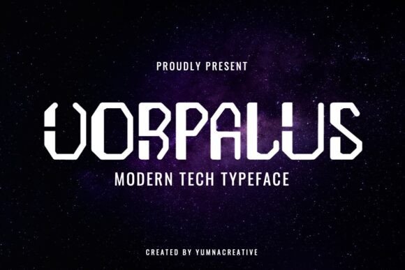 Vorpalus: A Futuristic Font for Modern Web Design