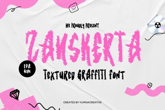 Zanskerta: A Bold and Expressive Typeface