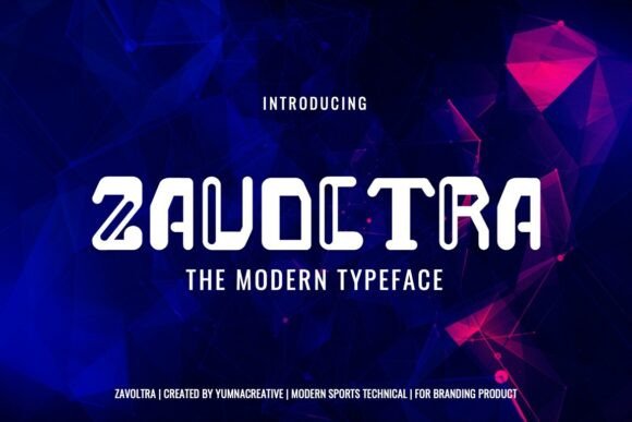 Zavoltra: A Bold and Modern Display Font for Web Design